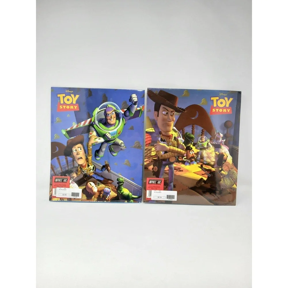 Toy Story Back To School Folders Woody Buzz Lightyear-Set Of 2 Pocket Portfolios